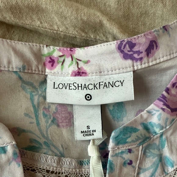 LoveShackFancy x Target Lavender Floral Mini Dress - Picture 2 of 7